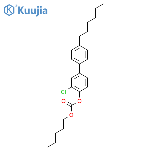 Carbonic acid, 3-chloro-4'-hexyl[1,1'-biphenyl]-4-yl pentyl ester structure