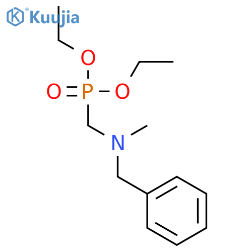 Phosphonic acid, [[methyl(phenylmethyl)amino]methyl]-, diethyl ester structure