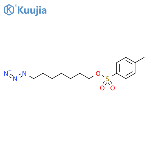 1-Heptanol, 7-azido-, 4-methylbenzenesulfonate (ester) structure