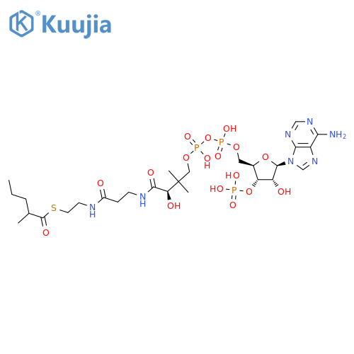 Coenzyme A, S-(2-methylpentanoate) (9CI) structure
