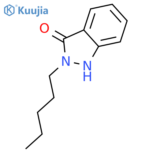 3H-Indazol-3-one, 1,2-dihydro-2-pentyl- structure