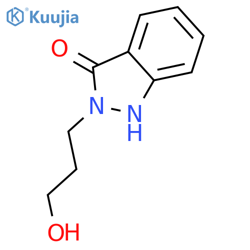 3H-Indazol-3-one, 1,2-dihydro-2-(3-hydroxypropyl)- structure
