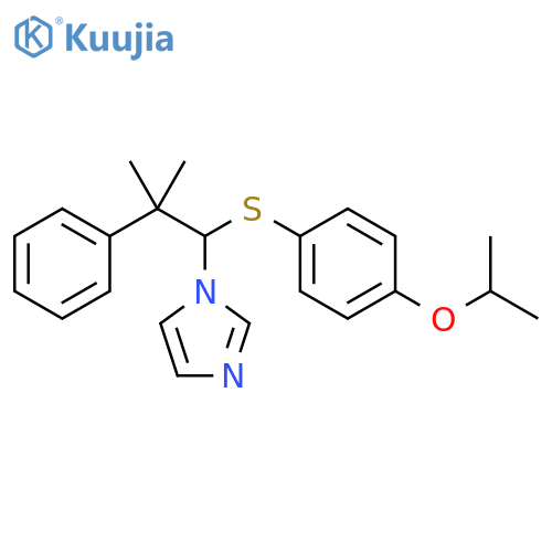 1H-Imidazole, 1-[2-methyl-1-[[4-(1-methylethoxy)phenyl]thio]-2-phenylpropyl]- structure