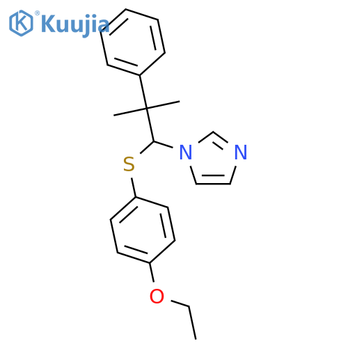 1H-Imidazole, 1-[1-[(4-ethoxyphenyl)thio]-2-methyl-2-phenylpropyl]- structure