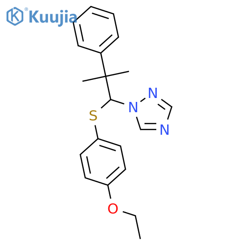 1H-1,2,4-Triazole, 1-[1-[(4-ethoxyphenyl)thio]-2-methyl-2-phenylpropyl]- structure