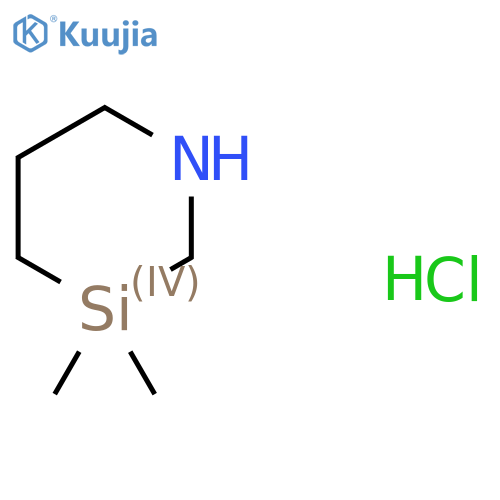 3,3-Dimethyl-1,3-azasilinane;hydrochloride structure