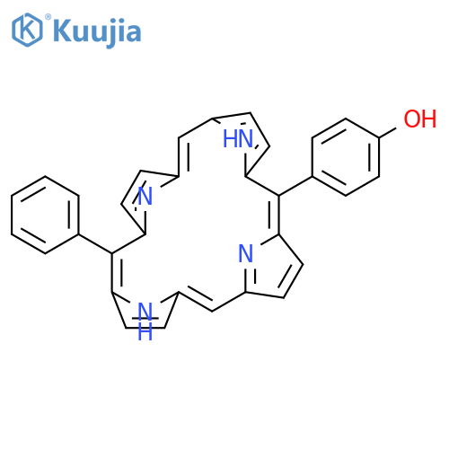 PHENOL, 4-(15-PHENYL-21H,23H-PORPHIN-5-YL)- structure