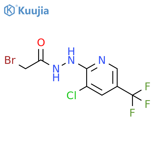 Acetic acid, bromo-, 2-[3-chloro-5-(trifluoromethyl)-2-pyridinyl]hydrazide structure