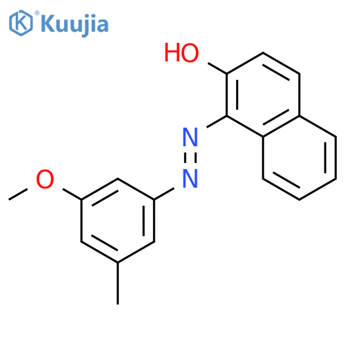2-Naphthalenol, 1-[(3-methoxy-5-methylphenyl)azo]- structure