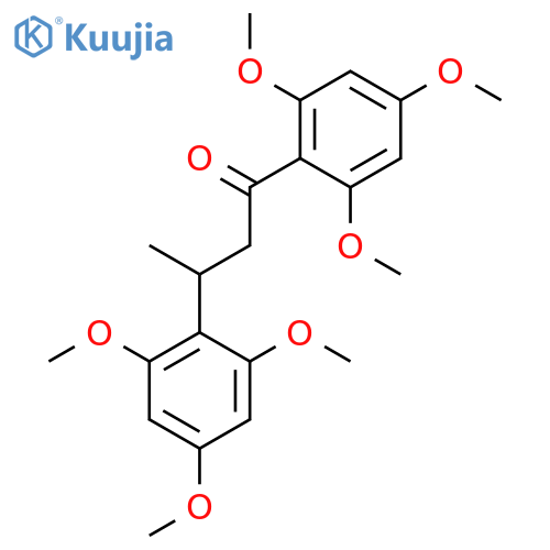 1-Butanone, 1,3-bis(2,4,6-trimethoxyphenyl)- structure