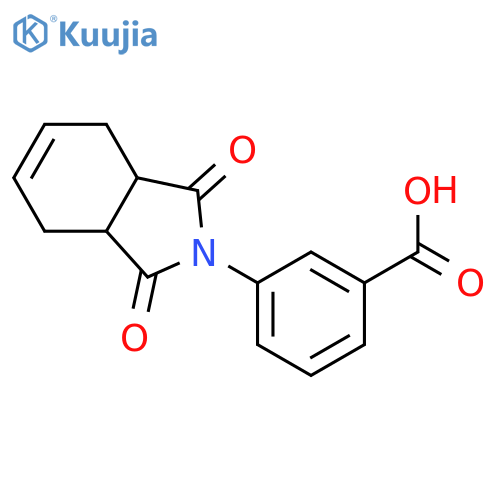 Benzoic acid, 3-(1,3,3a,4,7,7a-hexahydro-1,3-dioxo-2H-isoindol-2-yl)- structure