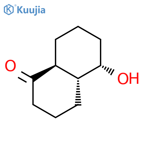1(2H)-Naphthalenone, octahydro-5-hydroxy-, (4aR,5S,8aS)-rel- structure