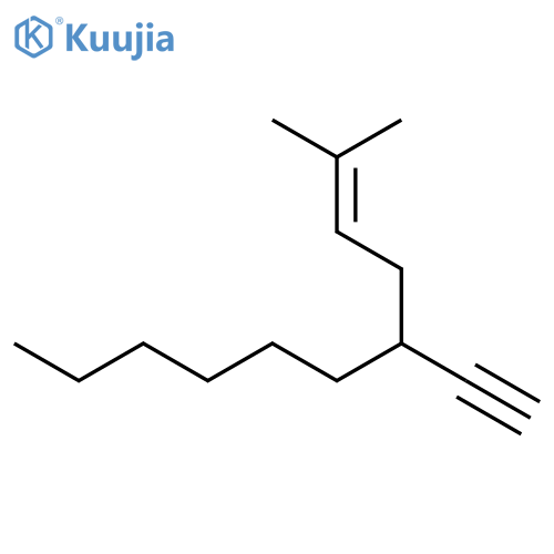 2-Undecene, 5-ethynyl-2-methyl- structure
