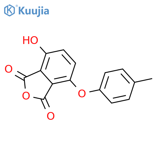 1,3-Isobenzofurandione, 4-hydroxy-7-(4-methylphenoxy)- structure