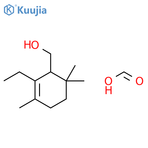 2-Cyclohexene-1-methanol, 2-ethyl-3,6,6-trimethyl-, formate structure