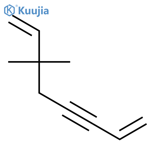 1,7-Octadien-3-yne, 6,6-dimethyl- structure