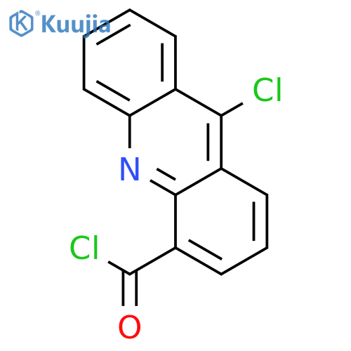 4-Acridinecarbonyl chloride, 9-chloro- structure