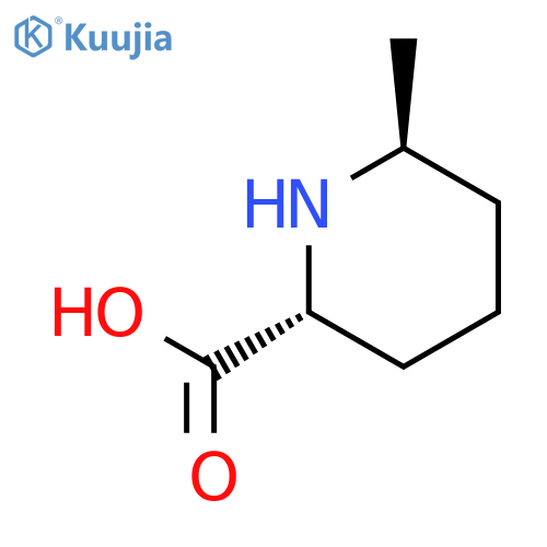 2-Piperidinecarboxylic acid, 6-methyl-, (2R,6S)- structure