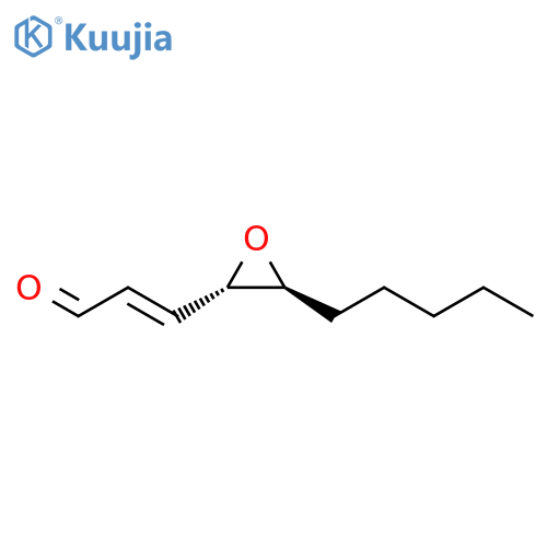 2-Propenal, 3-[(2S,3S)-3-pentyloxiranyl]-, (2E)- structure