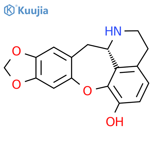 (13aS)-2,3,13,13a-tetrahydro-1H-[1,3]dioxolo[7,8][1]benzoxepino[2,3,4-ij]isoquinolin-6-ol structure