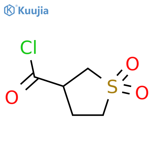 1,1-dioxo-1lambda6-thiolane-3-carbonyl chloride structure