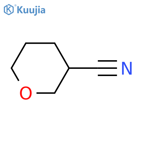 Tetrahydro-2H-pyran-3-carbonitrile structure
