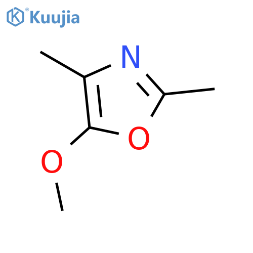 Oxazole, 5-methoxy-2,4-dimethyl- structure