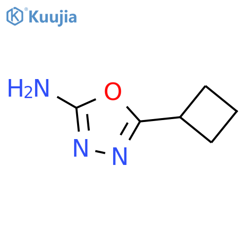 5-Cyclobutyl-1,3,4-oxadiazol-2-amine structure