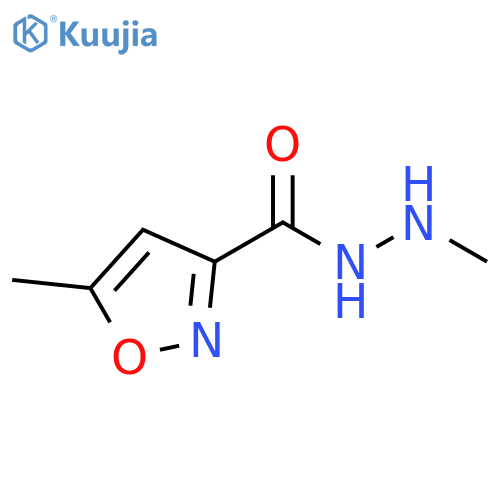 3-Isoxazolecarboxylicacid, 5-methyl-, 2-methylhydrazide structure
