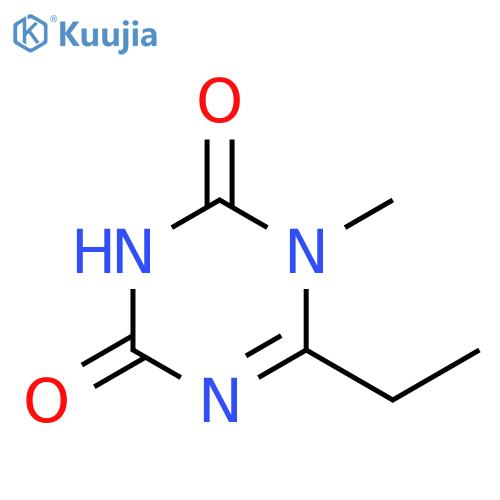 1,3,5-Triazine-2,4(1H,3H)-dione,6-ethyl-1-methyl- structure