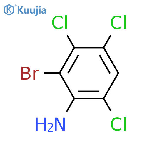 2-bromo-3,4,6-trichloroaniline structure