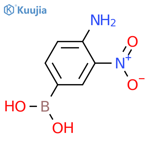 4-Amino-3-nitrophenylboronic acid structure