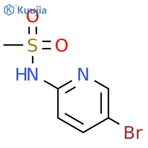 N-(5-Bromopyridin-2-yl)methanesulfonamide structure