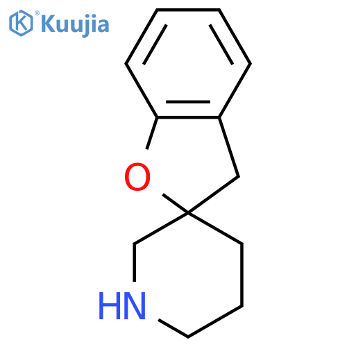 Spiro[benzofuran-2(3H),3'-piperidine](9CI) structure