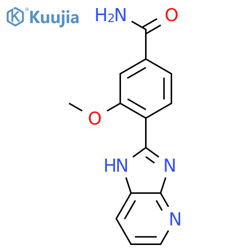 Benzamide, 4-(1H-imidazo[4,5-b]pyridin-2-yl)-3-methoxy- structure