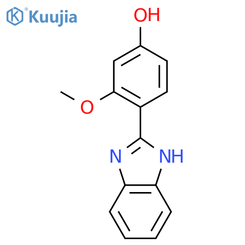 Phenol, 4-(1H-benzimidazol-2-yl)-3-methoxy- structure