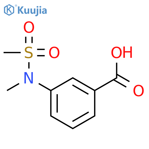 3-Methyl(methylsulfonyl)aminobenzoic Acid structure