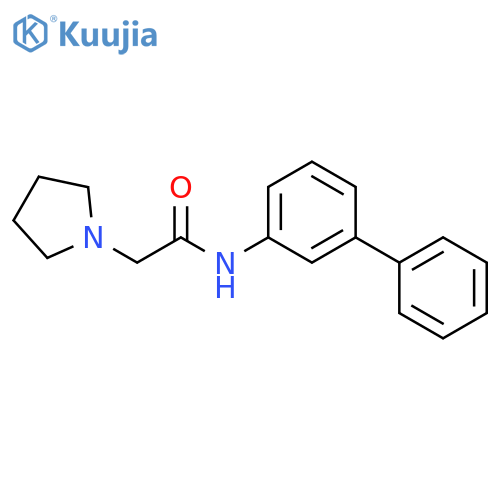 1-Pyrrolidineacetamide, N-[1,1'-biphenyl]-3-yl- structure