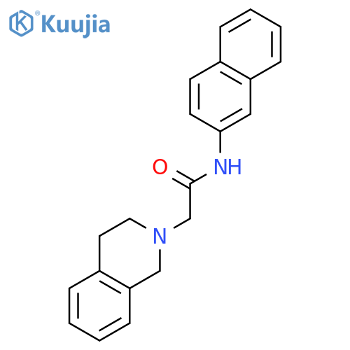 2(1H)-Isoquinolineacetamide, 3,4-dihydro-N-2-naphthalenyl- structure