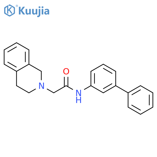 2(1H)-Isoquinolineacetamide, N-[1,1'-biphenyl]-3-yl-3,4-dihydro- structure