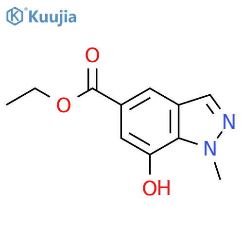 Ethyl 7-hydroxy-1-methyl-1H-indazole-5-carboxylate structure