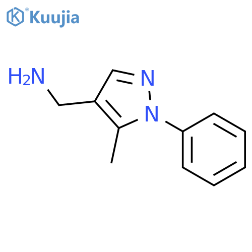 5-Methyl-1-phenyl-(1H-pyrazol-4-ylmethyl)amine structure