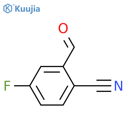 4-Fluoro-2-formylbenzonitrile structure