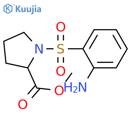 Methyl 1-(2-aminophenyl)sulfonylprolinate structure
