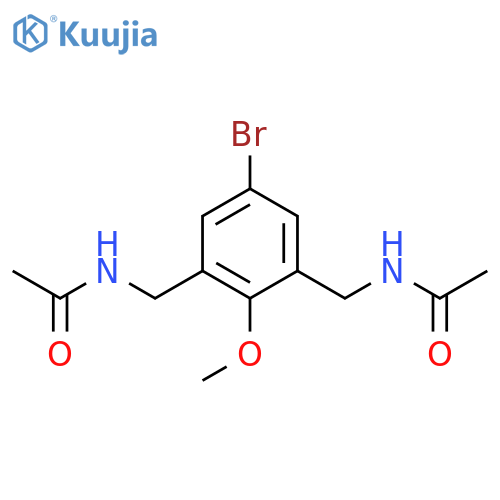 Acetamide, N,N'-[(5-bromo-2-methoxy-1,3-phenylene)bis(methylene)]bis- structure