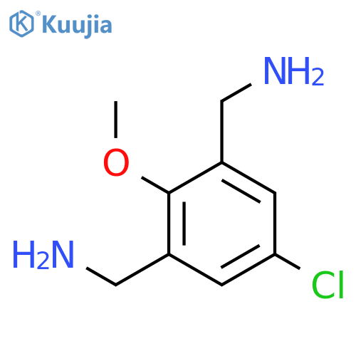 1,3-BENZENEDIMETHANAMINE, 5-CHLORO-2-METHOXY- structure