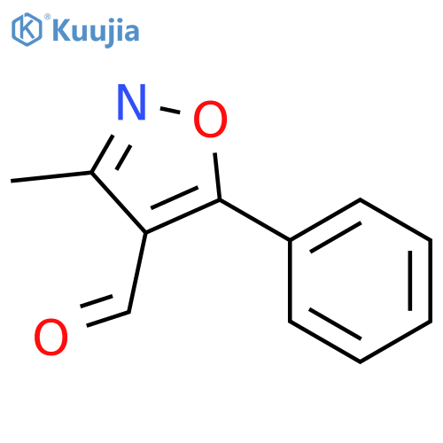 3-methyl-5-phenyl-1,2-oxazole-4-carbaldehyde structure