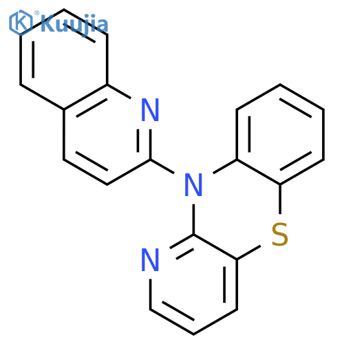 10H-PYRIDO[3,2-B][1,4]BENZOTHIAZINE, 10-(2-QUINOLINYL)- structure