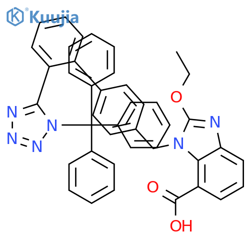 N-Trityl Candesartan structure