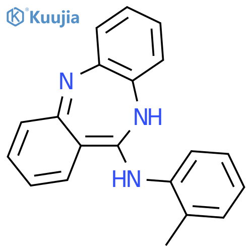 5H-Dibenzo[b,e][1,4]diazepin-11-amine, N-(2-methylphenyl)- structure